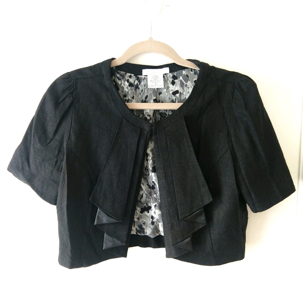 Black Cropped Jacket